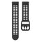 For Huawei Watch GT Runner Double Row Silicone Watch Band(Black Grey)