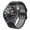 For Huawei Watch GT Runner Double Row Silicone Watch Band(Black Grey)