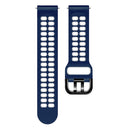 For Huawei Watch GT Runner Double Row Silicone Watch Band(Blue White)