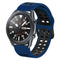 For Huawei Watch GT Runner Double Row Silicone Watch Band(Midnight Blue Black)
