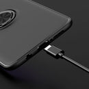 For Xiaomi Redmi K30 Lenuo Shockproof TPU Case with Invisible Holder(Black)