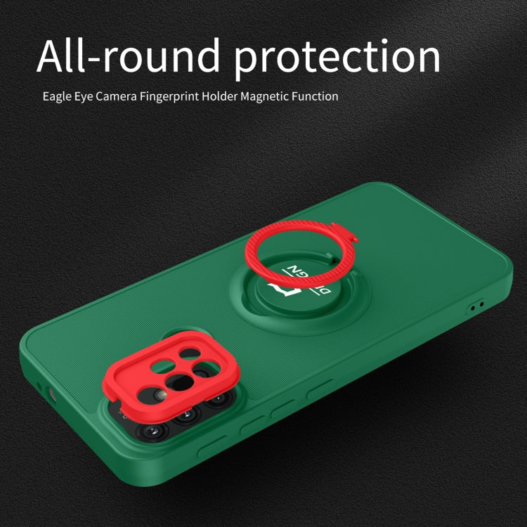 For Motorola Moto G10 / G20 / G30 Eagle Eye Ring Holder Phone Case(Black)