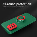 For Motorola Moto G10 / G20 / G30 Eagle Eye Ring Holder Phone Case(Blue + Green)