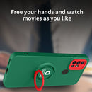 For Motorola Moto G10 / G20 / G30 Eagle Eye Ring Holder Phone Case(Light Green + Purple)
