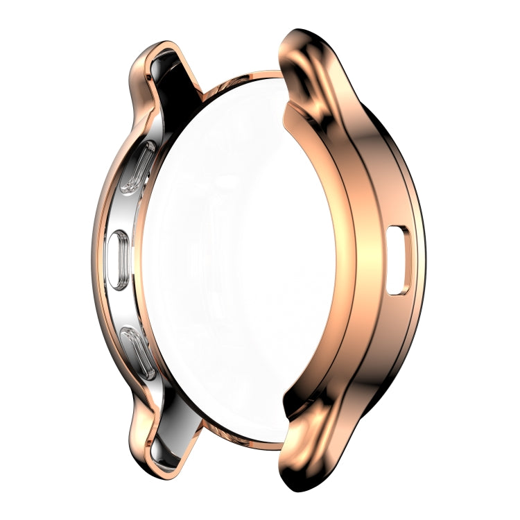 For Garmin Venu 2 Plus Full Coverage TPU Electroplating Watch Case(Rose Gold)