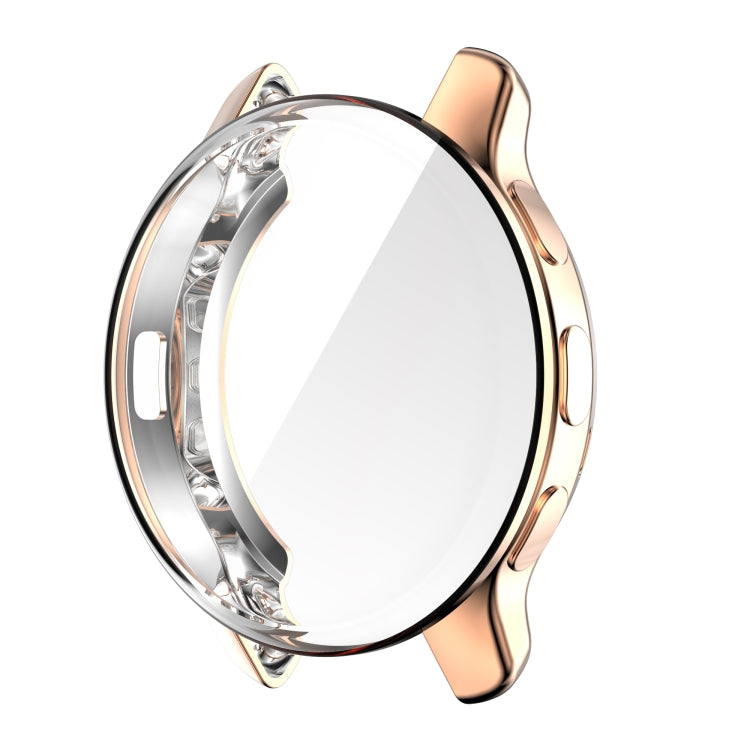 For Garmin Venu 2 Plus Full Coverage TPU Electroplating Watch Case(Rose Gold)