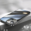AG HD Glass Phone Case For iPhone 13(Black)