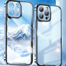 AG HD Glass Phone Case For iPhone 13(Black)
