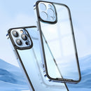 AG HD Glass Phone Case For iPhone 13(Black)