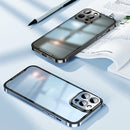 AG HD Glass Phone Case For iPhone 13(Black)