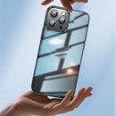 AG HD Glass Phone Case For iPhone 13(Black)
