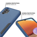 For Samsung Galaxy A32 5G TPU + PC Shockproof Phone Case(Royal Blue + Black)