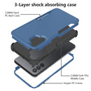 For Samsung Galaxy A32 5G TPU + PC Shockproof Phone Case(Royal Blue + Black)