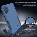 For Samsung Galaxy A32 5G TPU + PC Shockproof Phone Case(Royal Blue + Black)