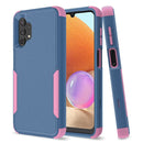 For Samsung Galaxy A32 5G TPU + PC Shockproof Phone Case(Royal Blue + Pink)