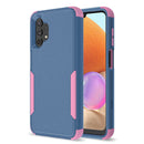 For Samsung Galaxy A32 5G TPU + PC Shockproof Phone Case(Royal Blue + Pink)