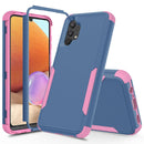 For Samsung Galaxy A32 5G TPU + PC Shockproof Phone Case(Royal Blue + Pink)