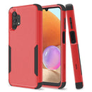 For Samsung Galaxy A32 5G TPU + PC Shockproof Phone Case(Red + Black)