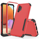 For Samsung Galaxy A32 5G TPU + PC Shockproof Phone Case(Red + Black)