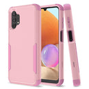 For Samsung Galaxy A32 5G TPU + PC Shockproof Phone Case(Pink)