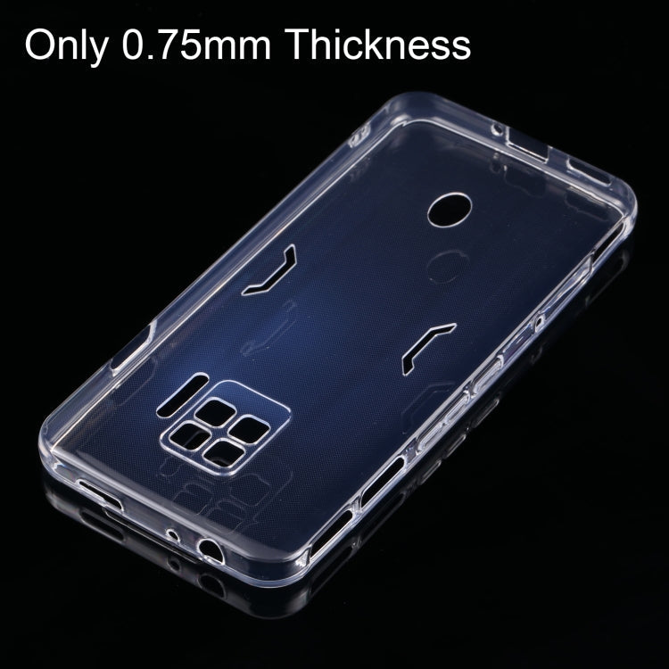 For ZTE nubia Red Magic 7 Pro 0.75mm Ultra-thin Transparent TPU Phone Case