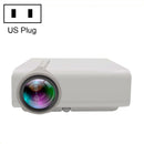 YG530 LED Small 1080P Wireless Screen Mirroring Projector, Power Plug:US Plug(White)