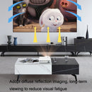 YG530 LED Small 1080P Wireless Screen Mirroring Projector, Power Plug:AU Plug(Black)