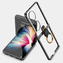 For Huawei P50 Pocket GKK Phantom Electroplating Phone Case with Ring Holder(Black)
