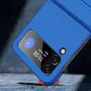 For Samsung Galaxy Z Flip3 5G PC Skin Feel Folding Phone Case(Black)
