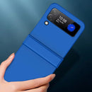 For Samsung Galaxy Z Flip3 5G PC Skin Feel Folding Phone Case(Black)