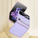 For Samsung Galaxy Z Flip3 5G GKK Integrated Ultra-thin Full Coverage Phone Flip Case with Pen(Black)