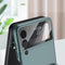 For Samsung Galaxy Z Flip3 5G GKK Integrated Ultra-thin Full Coverage Phone Flip Case with Pen(Black)
