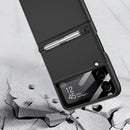 For Samsung Galaxy Z Flip3 5G GKK Integrated Ultra-thin Full Coverage Phone Flip Case with Pen(Black)