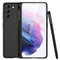 For Samsung Galaxy S21 Ultra 5G GKK Ultra-thin Skin Feel Phone Case with Side Pen Slot & Stylus(Forest Green)
