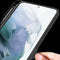 For Samsung Galaxy S21 Ultra 5G GKK Ultra-thin Skin Feel Phone Case with Side Pen Slot & Stylus(Forest Green)