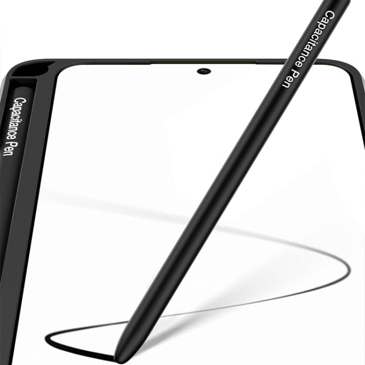 For Samsung Galaxy S21 Ultra 5G GKK Ultra-thin Skin Feel Phone Case with Side Pen Slot & Stylus(Forest Green)