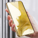 For Samsung Galaxy S22 5G GKK Plating TPU + Leather Full Coverage Phone Case(Forest Green)