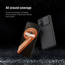 For OPPO Realme 9i NILLKIN Black Mirror Series Camshield PC Phone Case(Black)