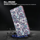 For Samsung Galaxy A13 4G 3D Painting Pattern TPU + PU Leather Phone Case(Swirl Pattern)
