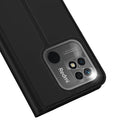 For Xiaomi Redmi 10C DUX DUCIS Skin Pro Series Horizontal Flip Leather Phone Case(Black)