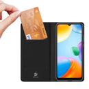 For Xiaomi Redmi 10C DUX DUCIS Skin Pro Series Horizontal Flip Leather Phone Case(Black)
