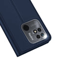 For Xiaomi Redmi 10C DUX DUCIS Skin Pro Series Horizontal Flip Leather Phone Case(Blue)