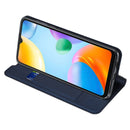 For Xiaomi Redmi 10C DUX DUCIS Skin Pro Series Horizontal Flip Leather Phone Case(Blue)