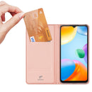 For Xiaomi Redmi 10C DUX DUCIS Skin Pro Series Horizontal Flip Leather Phone Case(Rose Gold)