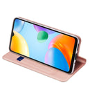 For Xiaomi Redmi 10C DUX DUCIS Skin Pro Series Horizontal Flip Leather Phone Case(Rose Gold)