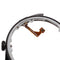LCD Screen Frame Bezel Plate For Huawei Watch 3(Black)