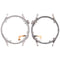 LCD Screen Frame Bezel Plate For Huawei Watch 3(Silver)