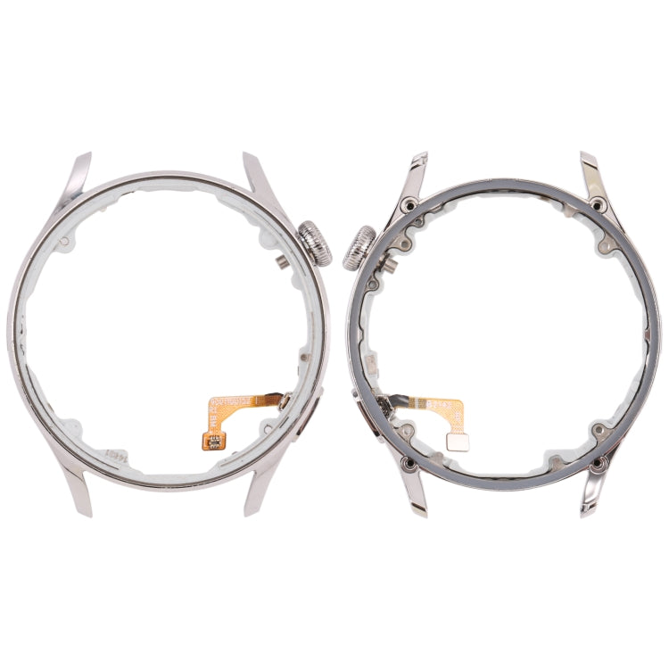LCD Screen Frame Bezel Plate For Huawei Watch 3(Silver)