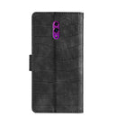 For OPPO Reno Skin Feel Crocodile Texture Magnetic Clasp PU Leather Phone Case(Black)