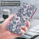 For Motorola Moto G22 3D Painting Pattern TPU + PU Leather Phone Case(Swirl Pattern)